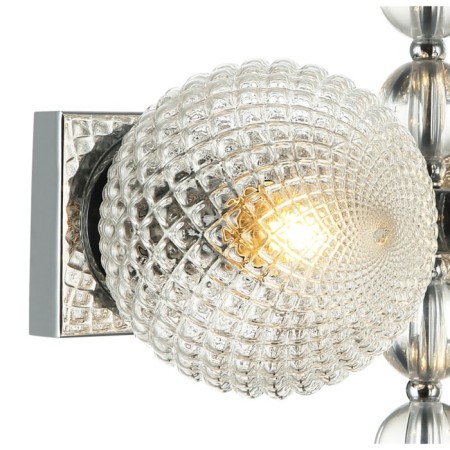 Wall lamp Queenly 2xe27 40w, size 20x35x46 cm, color chromium-1