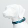 Collar with Militari's backlight 3 glow modes size m, Osh 32-50 x 2.5 cm, blue