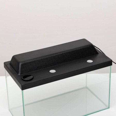 Terrarium 37 l, with a lid, black-2