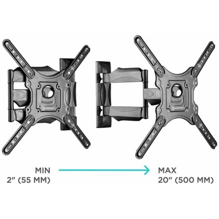 Black Black Black 32 "-65" Max.35kg, wall turn and slope bracket-3