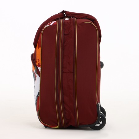Small 37 l (s) suitcase with a Sacvoyage bag, lightning department, external pocket, extension, burgundy color-6