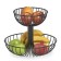 Fruit vase 2-tier, 32 × 25.8 cm, metal
