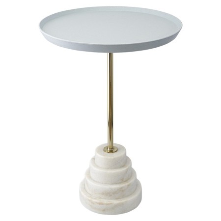 Coffee table Sustainable, 377 × 377 × 530 mm, gray / white color-3