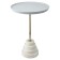 Coffee table Sustainable, 377 × 377 × 530 mm, gray / white color