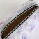 Lightning cosmetic bag, white/lilac color
