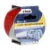 Signal tape, adhesive "Unibob" reflective, red -white, width - 48 mm, 5 m