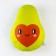 Decorative Ethel Pillow "Avocado Heart" 32x40 cm, velor, 100% p/e
