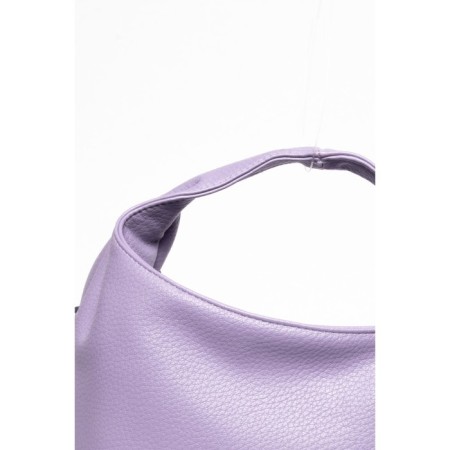 Gobo bag female, eco -leather, safenta purple, 32x13x21 cm-3