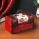 Casket Wood Elevated "Roses and Stamps" set 2 pcs 6.5x11.5x7.5, 10.5x17x10.5 cm