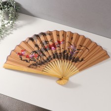 Fan bamboo, textiles h = 50 cm 