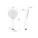 Shower watering can Iddis ray ray3f0ci18, chrome