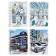 Note book A6, 120 sheets in the cage on the crest "New Office", cover Cardon, Mix