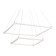 LED LED suspension Ambrella Light, Linetech, FL5595, LED, 60 W, 4800LUM, 3000-6400K, white color