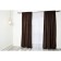 Curtain, size 145x270 cm, chocolate color