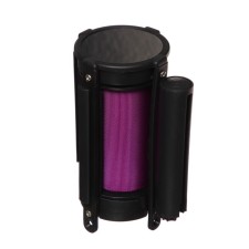 Cassette with exhaust tape-280cm, purple, height-13cm, width 6.6cm, tape width-80mm