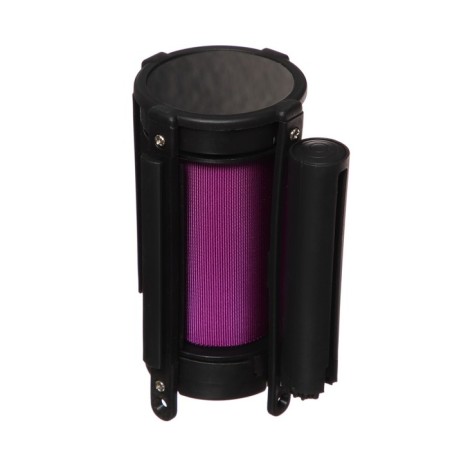 Cassette with exhaust tape-280cm, purple, height-13cm, width 6.6cm, tape width-80mm