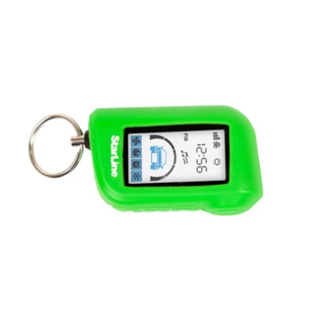 StarLine A93 Back Case, silicone, green