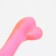 Chewing toy "Classic bone", transparent, PVC, 12.3 cm, red