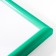 Photo frame plastic "Rainbow" 30x40 cm, green