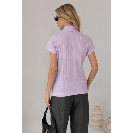 Women's turtleneck with short sleeve Eliseeva Olesya, size 54, purple color-2