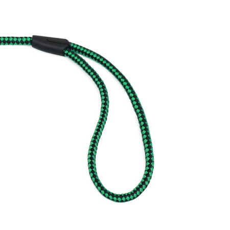 Ringovka with a swivel, 150 x 0.6 cm, black-green-5