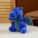 Soft toy "Dragon", 17 cm, blue color
