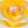 Satin tape, 40 mm × 23 ± 1 m, sunny color No. 16