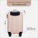 Small suitcase 20 ", lightning department, code castle, beige color