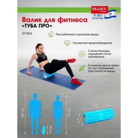 Bradex Fitness "Tube pro", turquoise-8