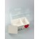 Box with PVC for flowers and desserts 26 x 18 x 30 cm, love