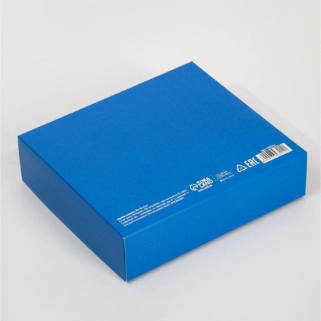 Gift folding box, packaging, “blue”, 20 x 18 x 5 cm-4