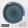 Porcelain dining plate Magistro Ocean, D = 23 cm, blue color