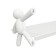 Buddy shelf, 460 × 140 × 150 mm, white color