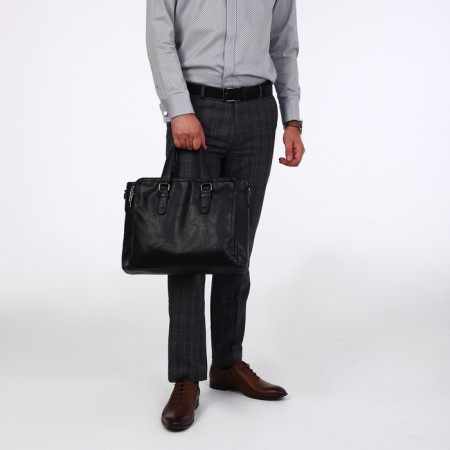 Male bag, guran tomp, black color-6