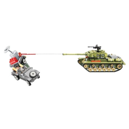Constructor Military Zone "Assault Tank", 5 Minifigur and 858 parts-3