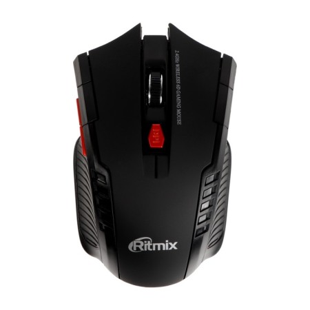 Mouse Ritmix RMW-115, game, wireless, 1600 dpi, USB, black-2