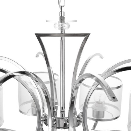 Chandelier 91307/8 E27 40W chrome 82x82x85 cm Bayerlux-5