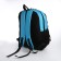 School backpack, 2 lightning departments, 3 pockets, black/blue color
