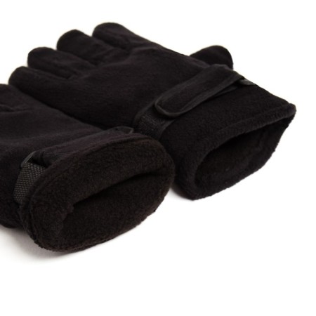 Women's gloves minku, two -layer, col. Black, rr 24 cm-2