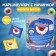 Marshmallow "Vampire's Eye" with the taste of vanilla and orange, with a filling, 3.5 g
