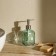 Sl Home soap dispenser, glass, 8 × 8 × 18 cm