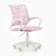 Armchair children's bureaucrat Burokids 1 W-Unicorn pink, white plastic