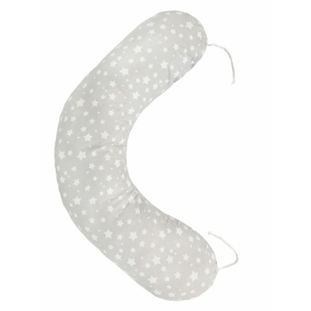 Pregnant Amarobaby pillow "Gray Star", size 25x170 cm-1