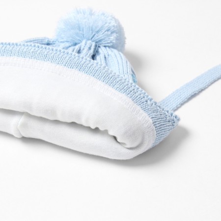 Children's hat Minaku, rr 42-44, blue color-4