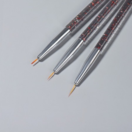 A set of hands for nail design, 3 pcs, 13.5 cm, transparent color-4