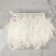 Tesma with feathers turkey, 13-17 cm, 5 ± 0.5 m, white color