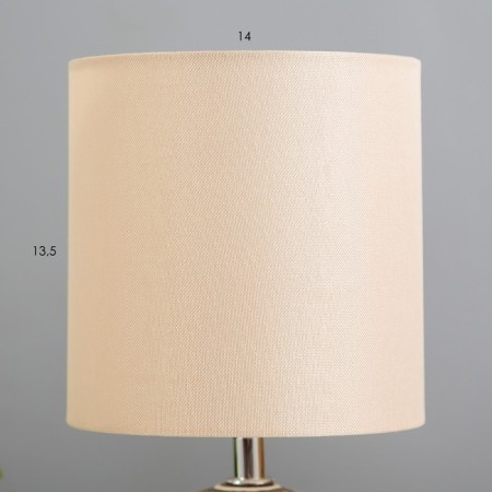Berenis table lamp 1x40W E14 wire-1.3m beige 14x14x27.5cm-2