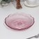 A dish of colored glass, d = 22 cm, h = 4 cm, pink color
