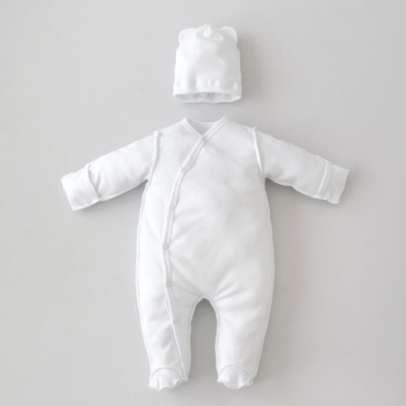 Set for discharge Winter Kinderlitto "Bear", 5 items, height 56-62 cm, white color-5
