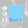 Notebook 96 sheets Erichkrause Coverpro Classic, Plastic Cover, OFSET block, 100%whiteness, MIX